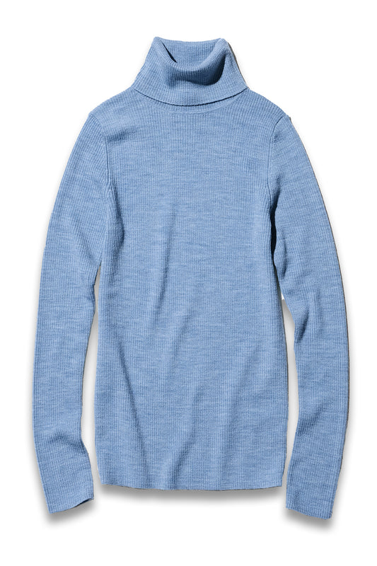 Merino Ribbed Turtleneck Jumper