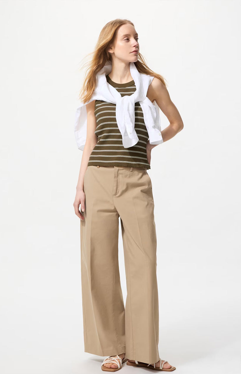 Wide Chino Trousers