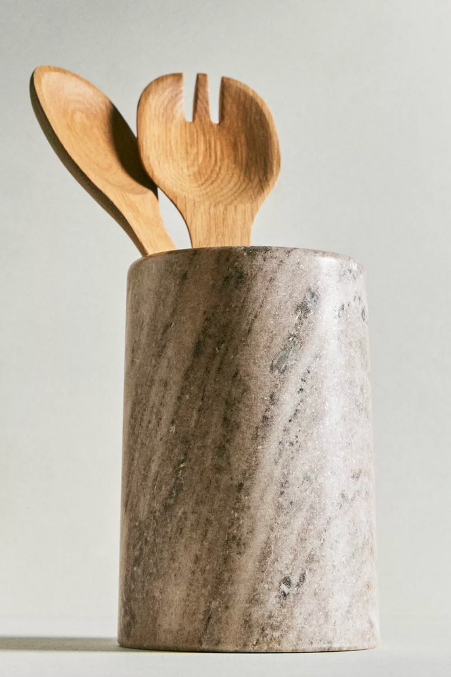 Marble Kitchen Utensil Jar