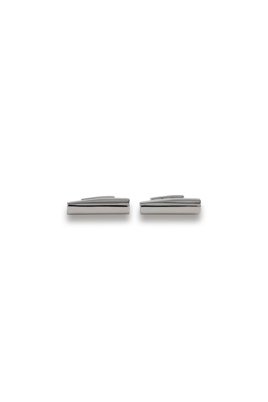 Blake Bar Cufflinks in Silver