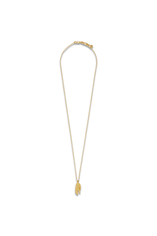 Chain Necklace, Gilded Brass