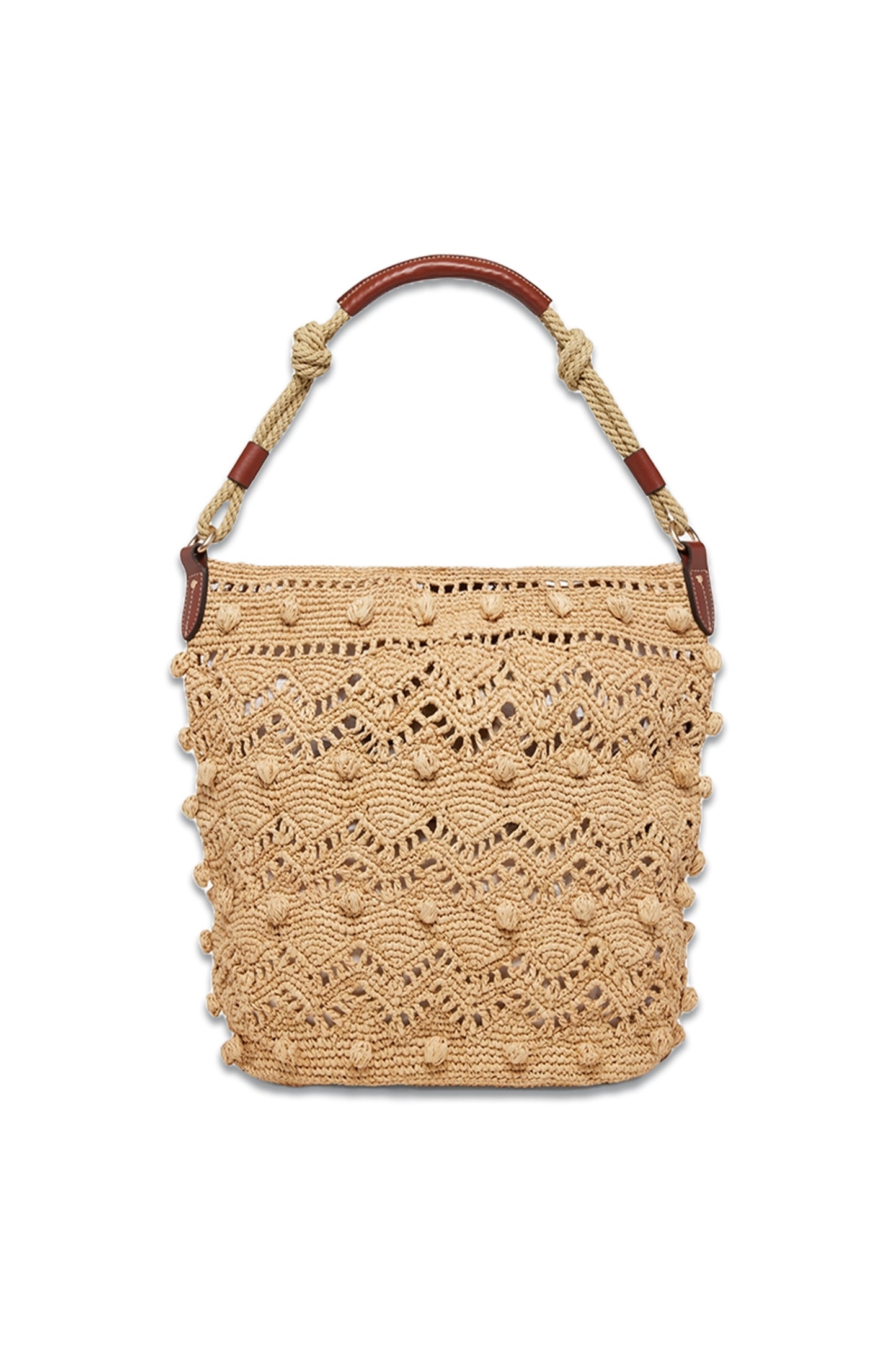 Raffia Holly Hobo Bag