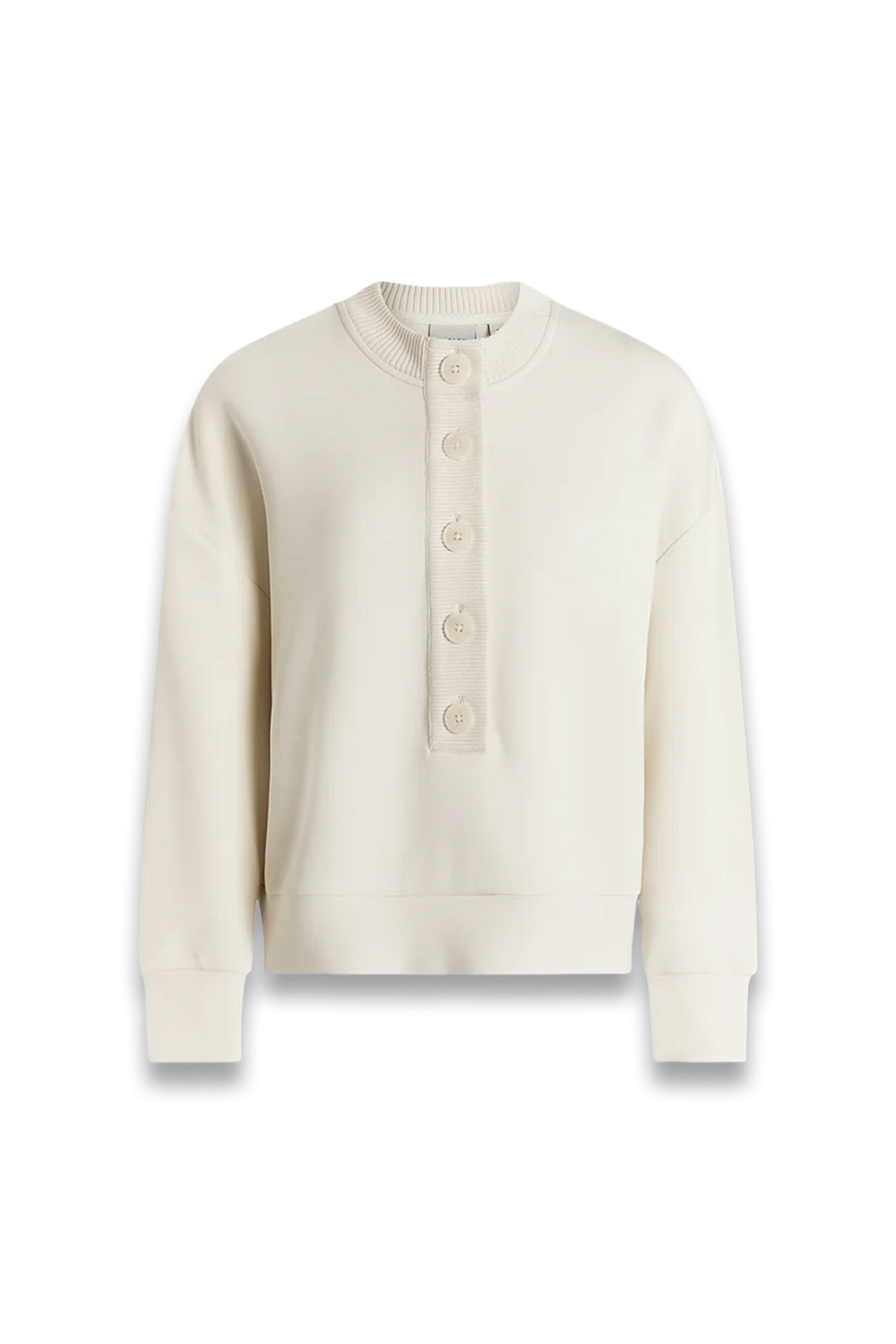 Reena Button Front Sweat