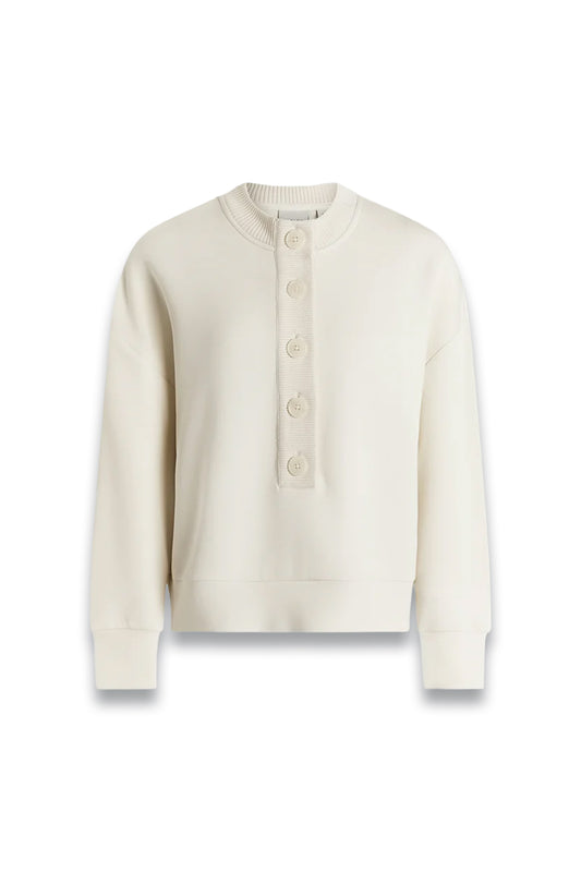 Reena Button Front Sweat
