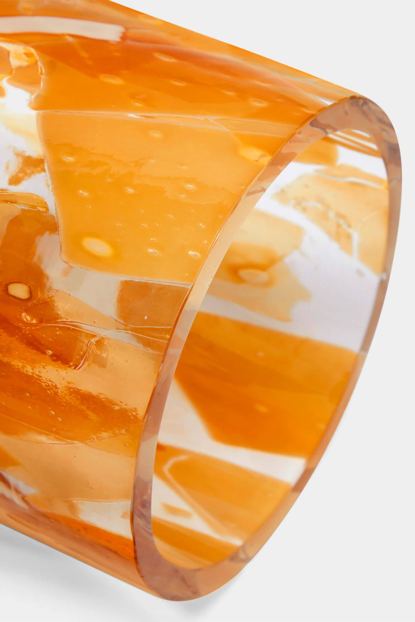 Topaz Hand-Blown Murano Glass Vase