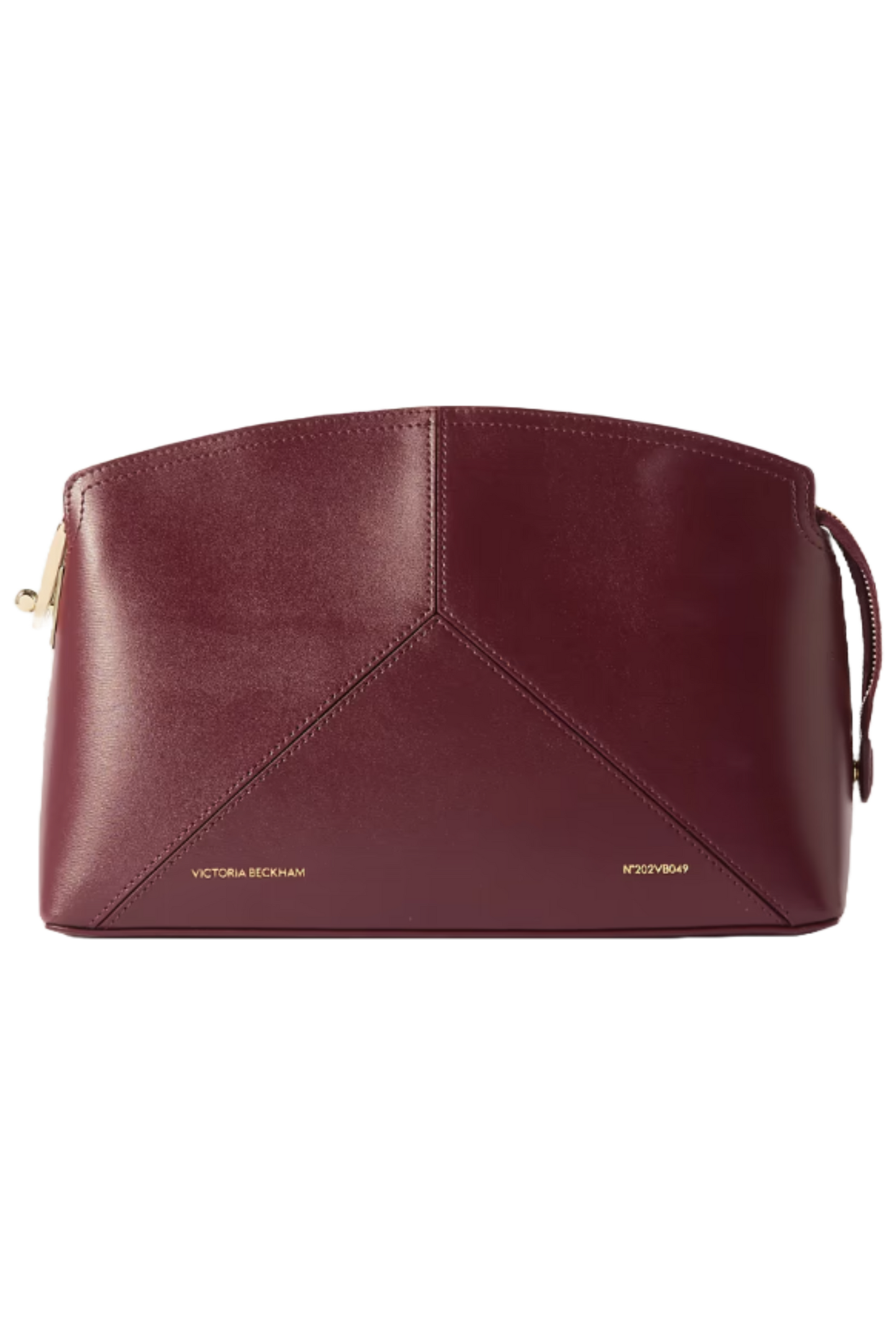 Victoria Paneled Leather Clutch