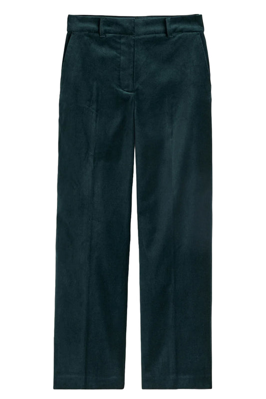 Kew Velvet Trousers Trekking Green