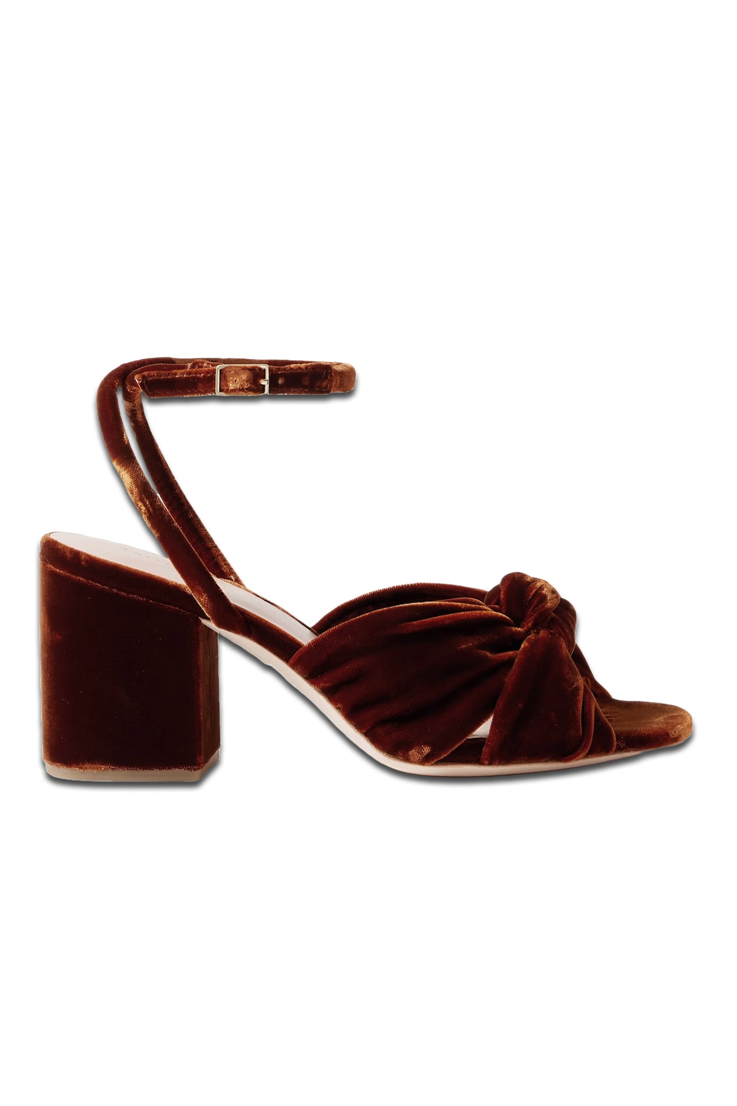 Fiamma knotted velvet sandals