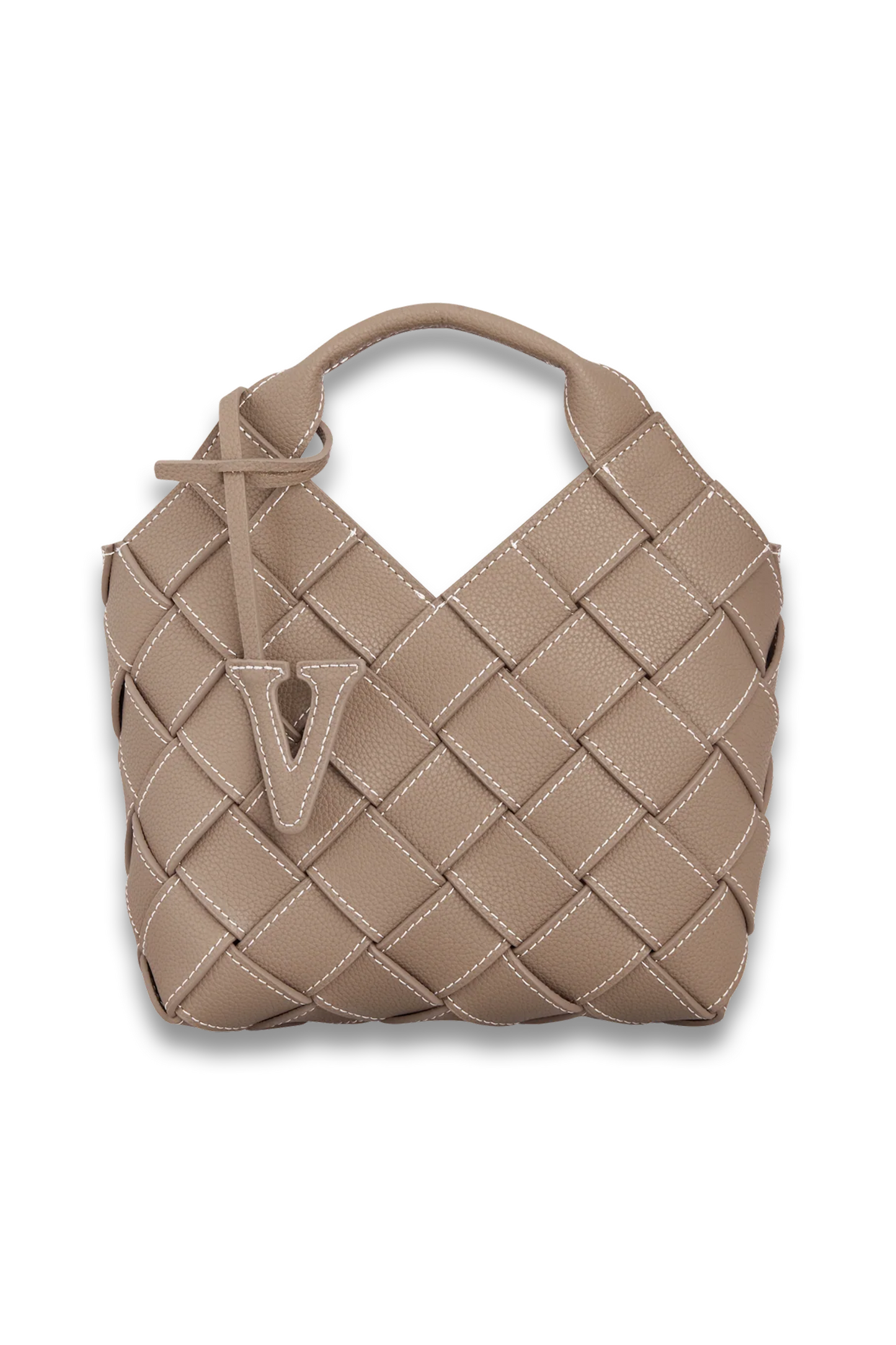 Etoupe Woven Basket Bag