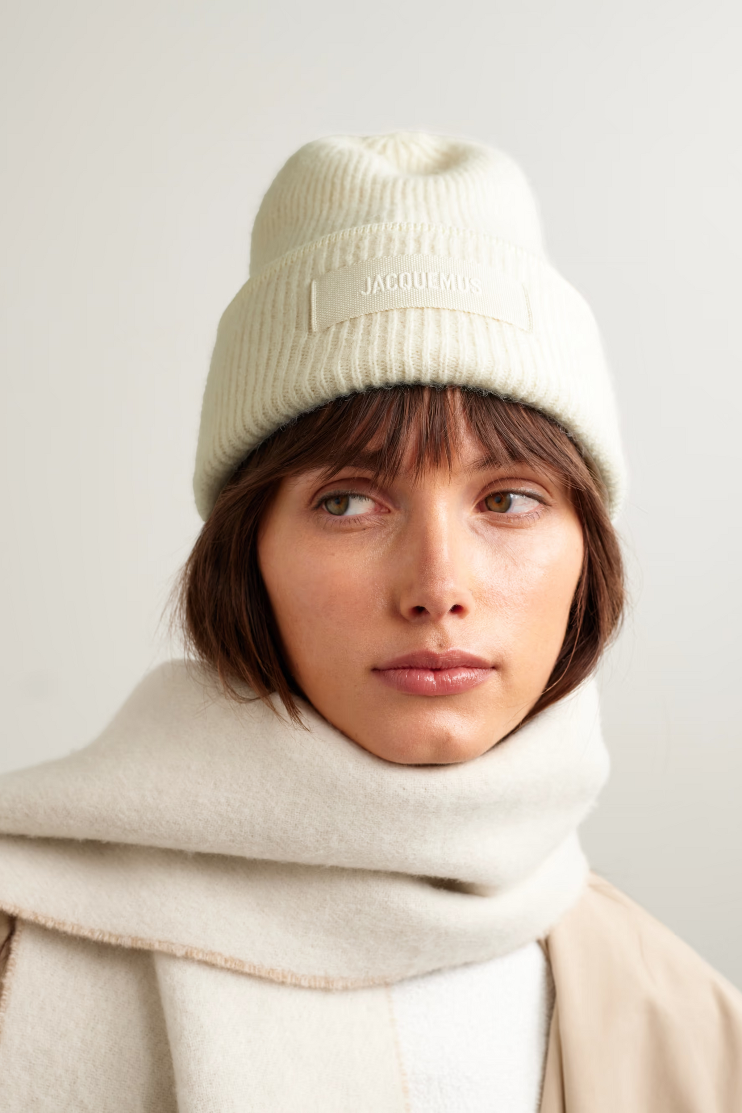 Le Bonnet Grosgrain-trimmed Ribbed-knit Beanie