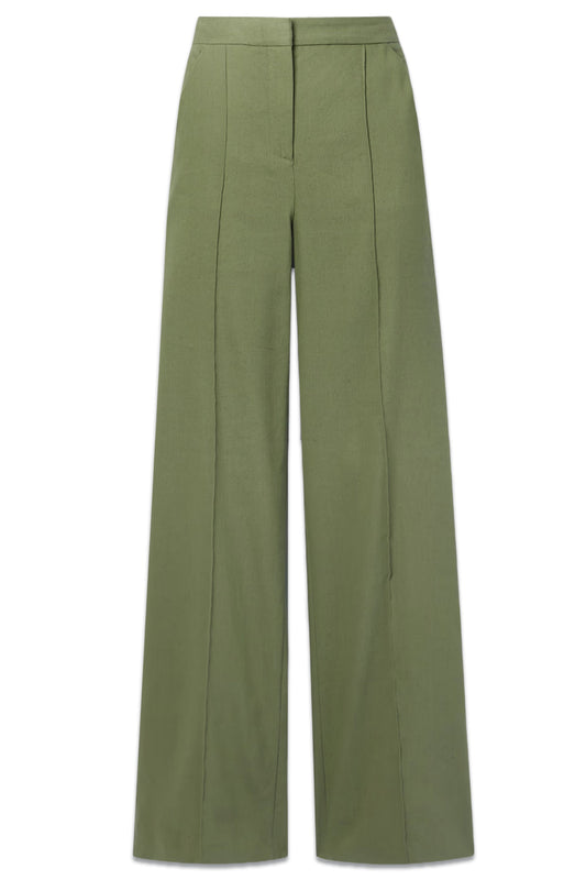 Noda Linen-blend Twill Pants