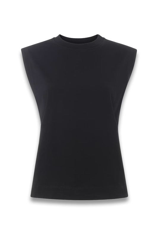 Black Edie Sleeveless Vest