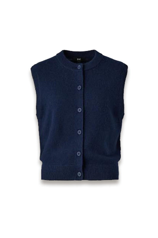 100% Cashmere Crew Neck Short Vest