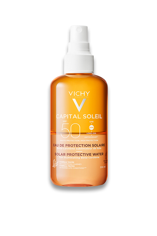 Vichy Capital Soleil Tan Illuminating Sun Protection Water Spray SPF50 200ml