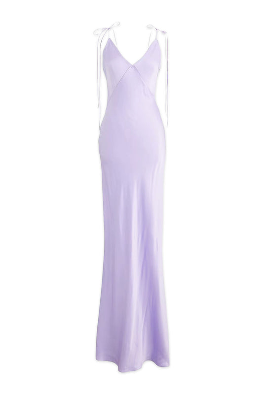 Anna October© X J.Crew V-neck Slip Dress In Luster Crepe