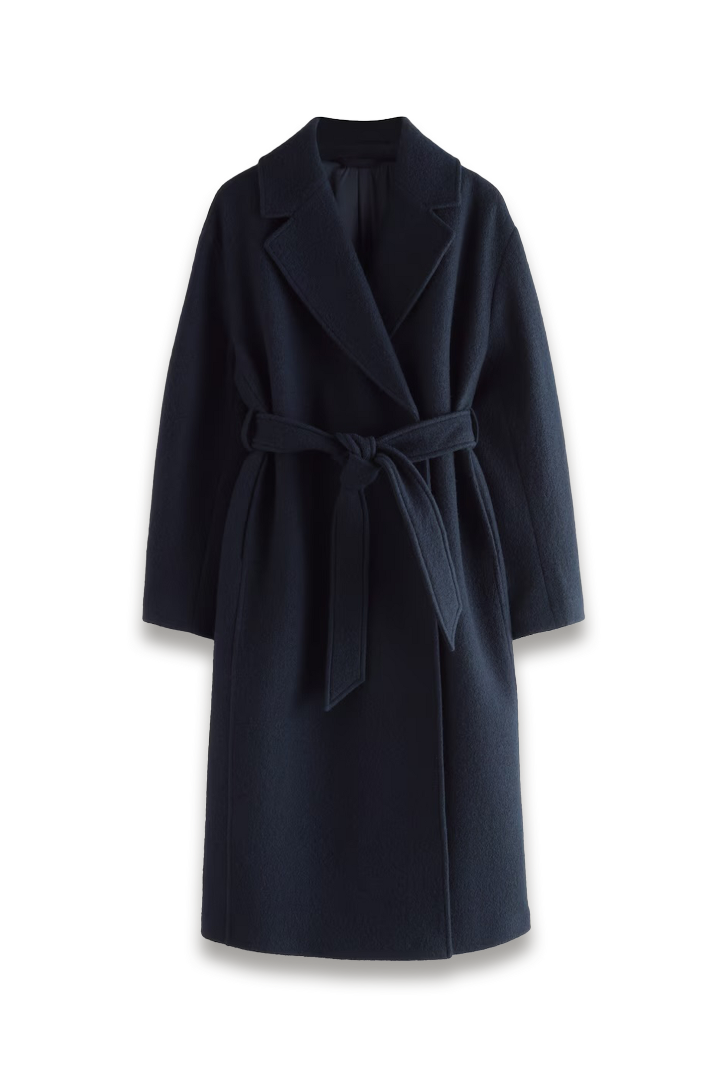 Voluminous Belted Wool Coat