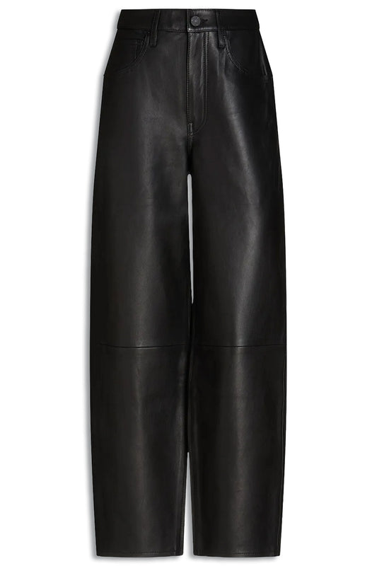 Leather Tapered Pants