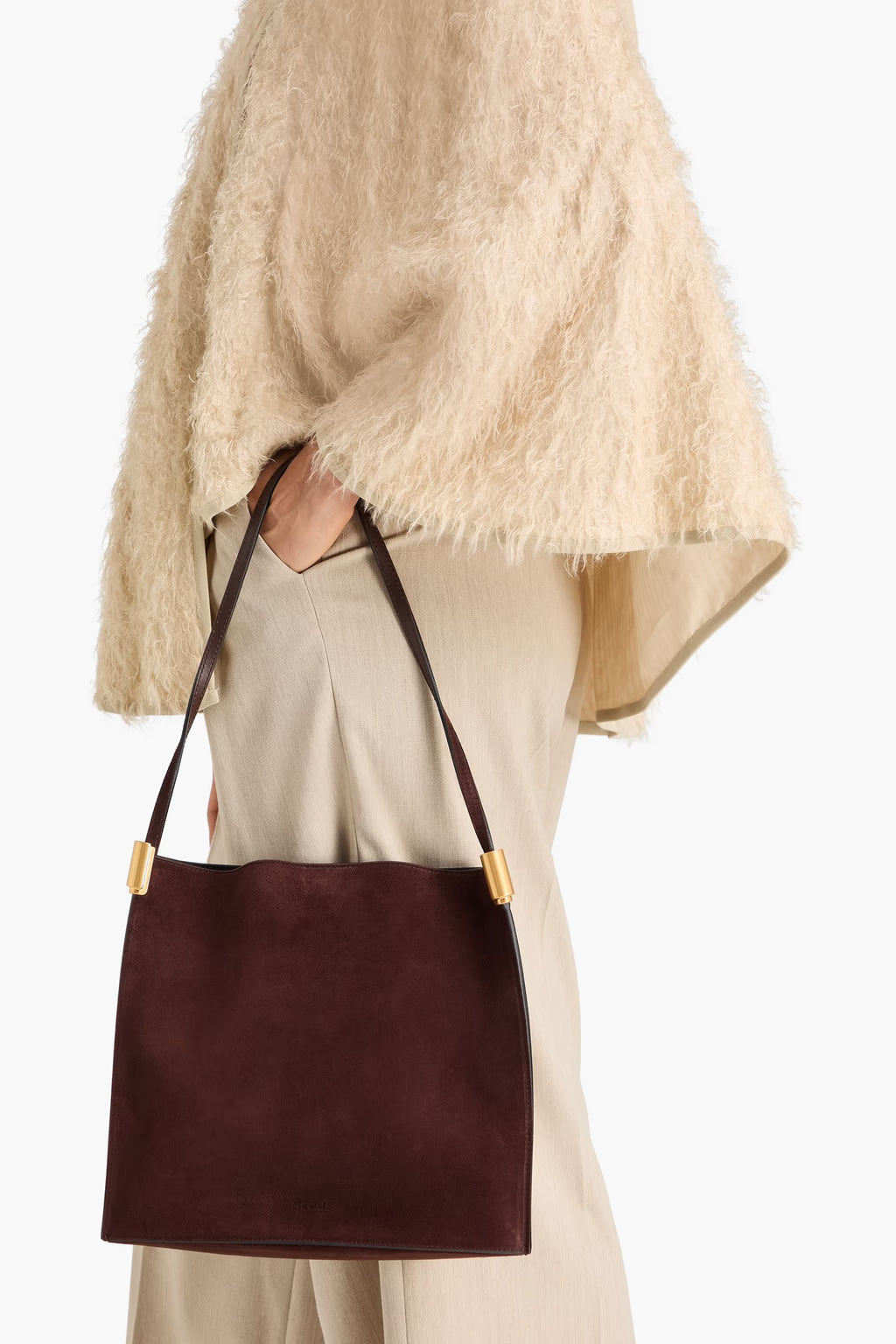 Dora Suede Shoulder Bag