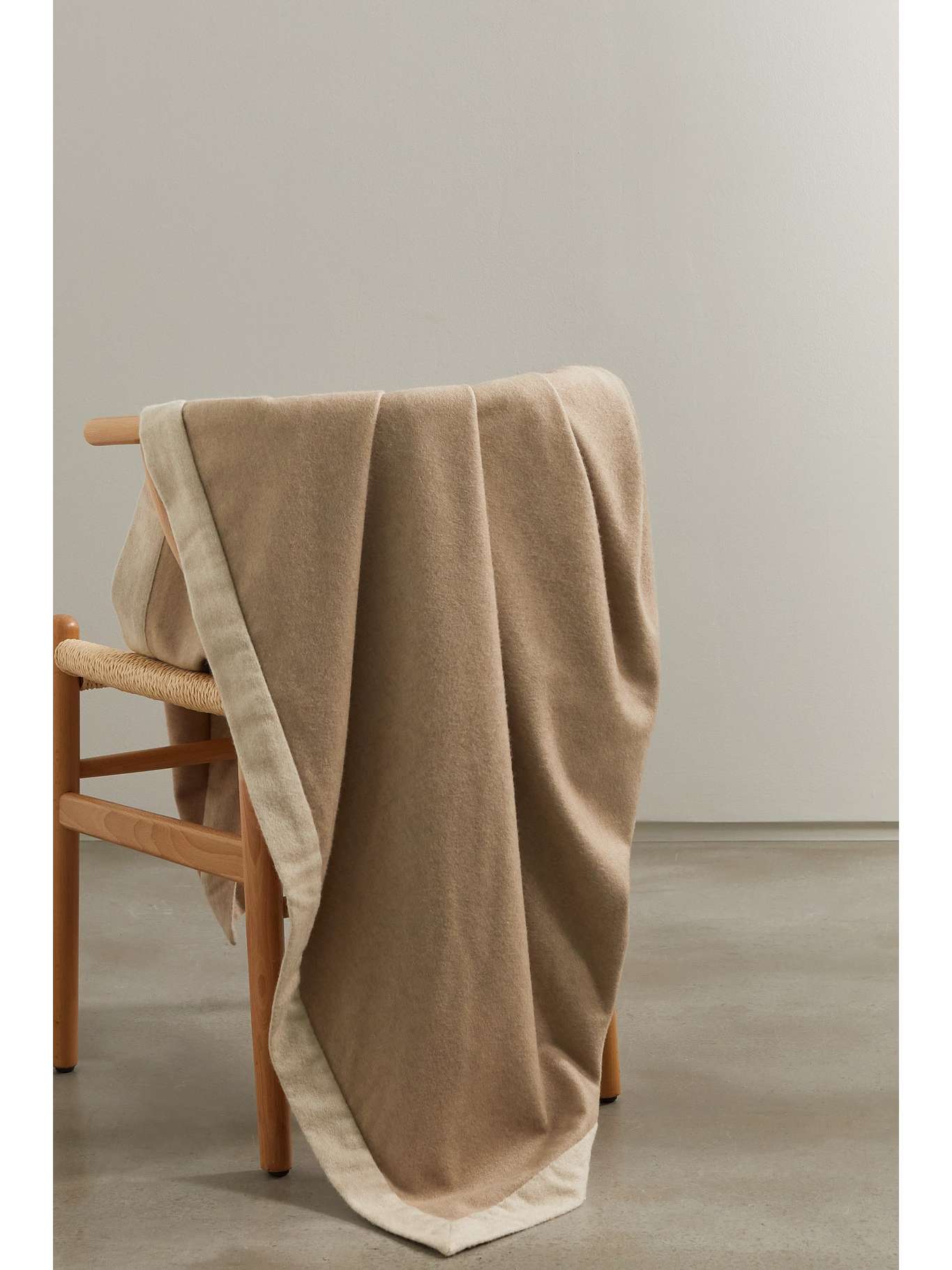 Two-Tone Cashmere Blanket