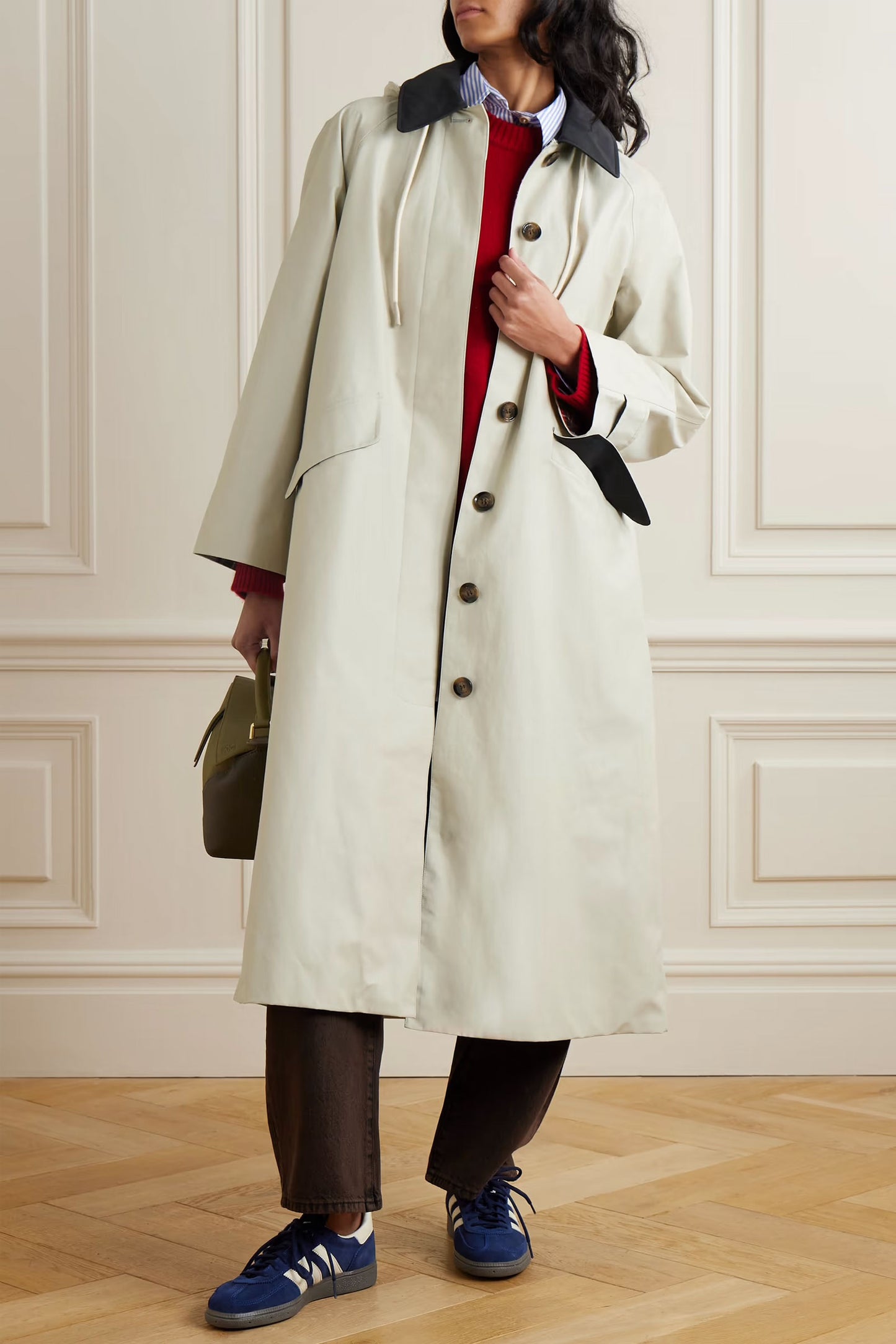 + Alexa Chung Natalie Cotton-gabardine Trench Coat