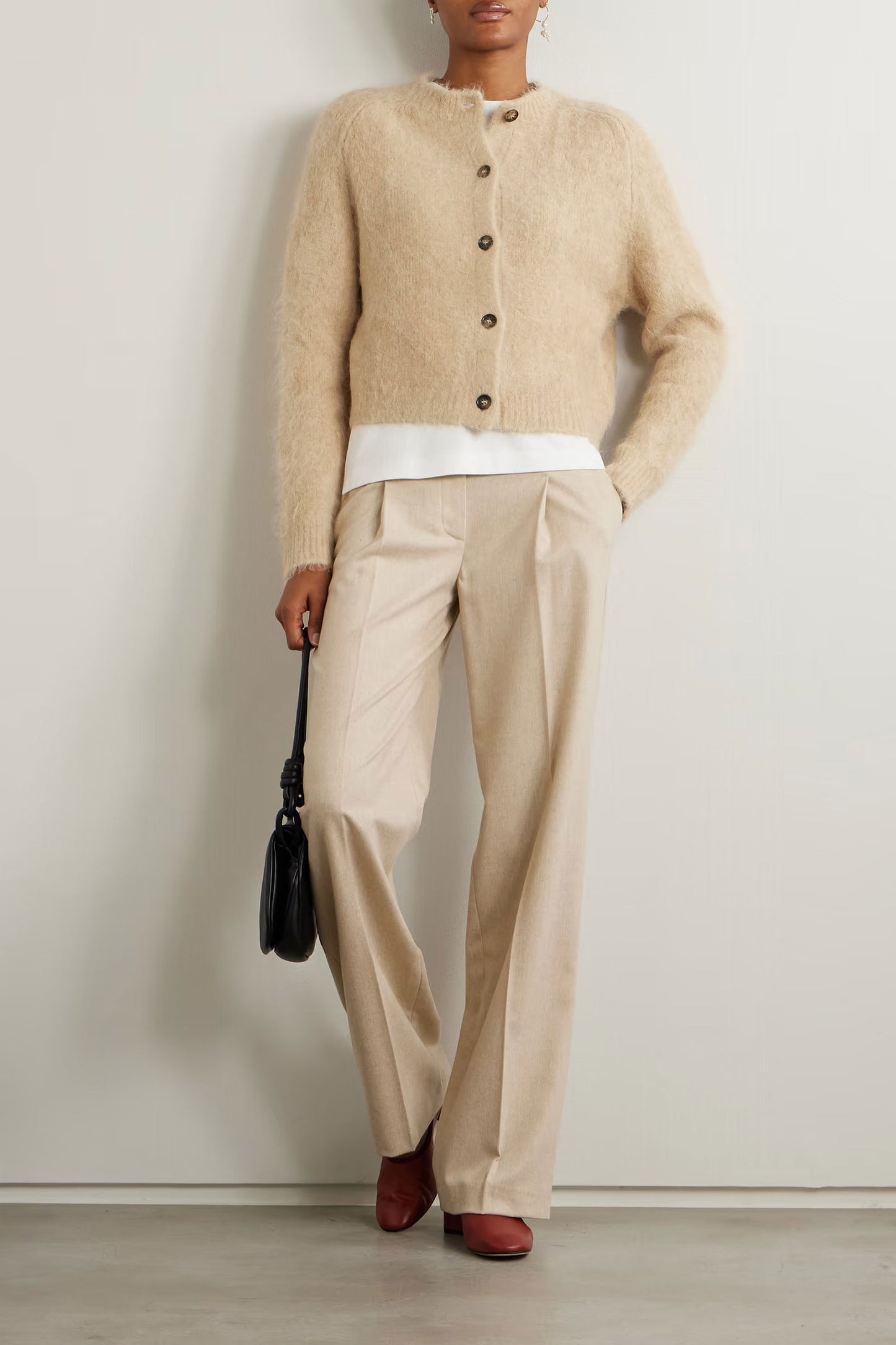 Arsen Brushed Alpaca-blend Cardigan