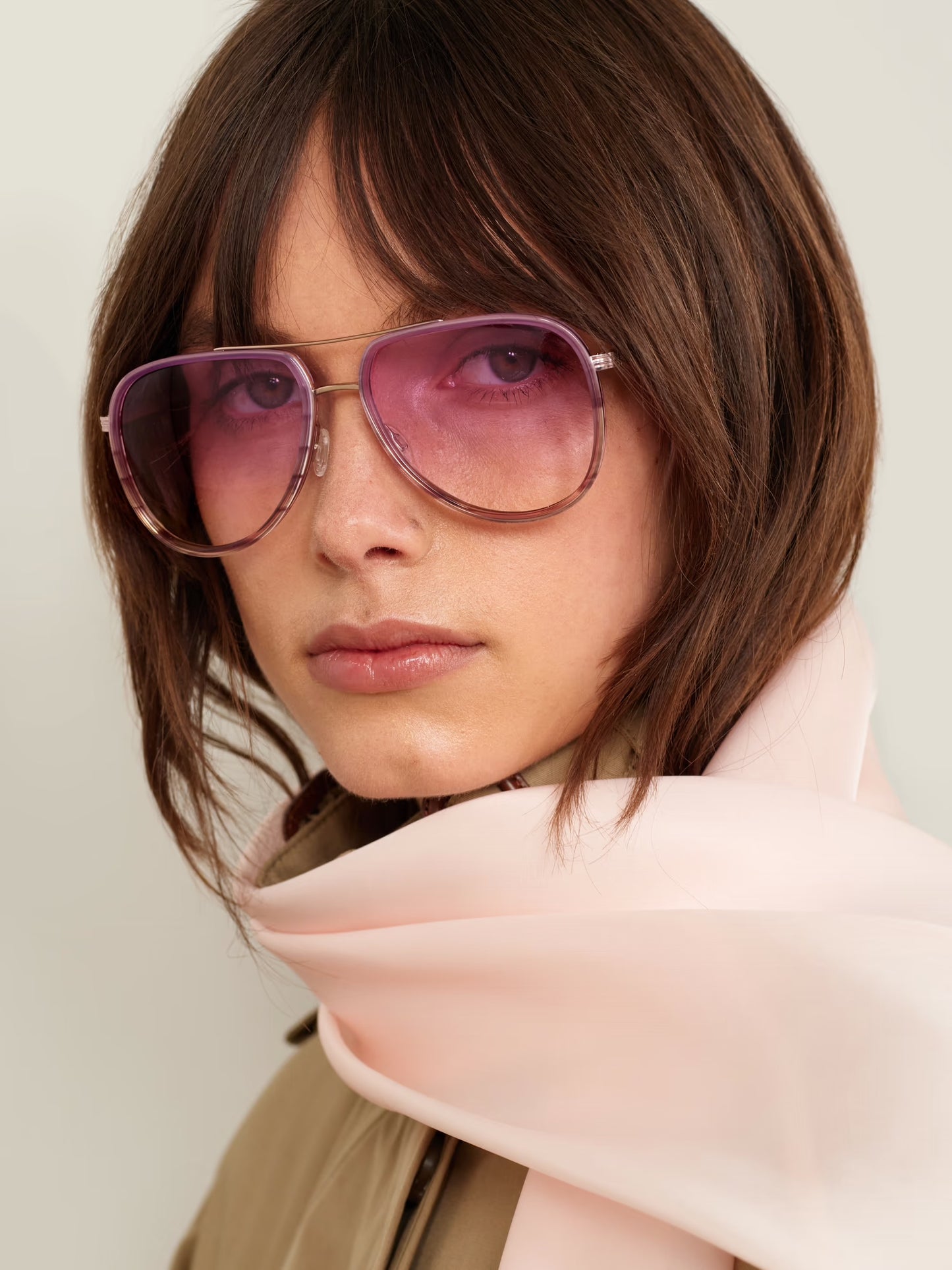 Cani Aviator-Style Acetate and Titanium Sunglasses