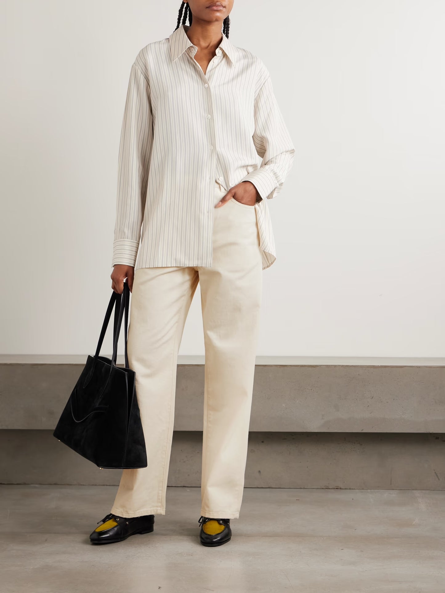 High-rise Wide-leg Jeans