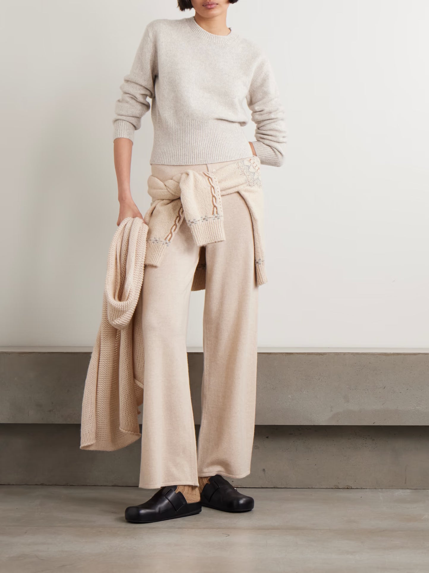 Alina Cashmere and Silk-blend Sweater