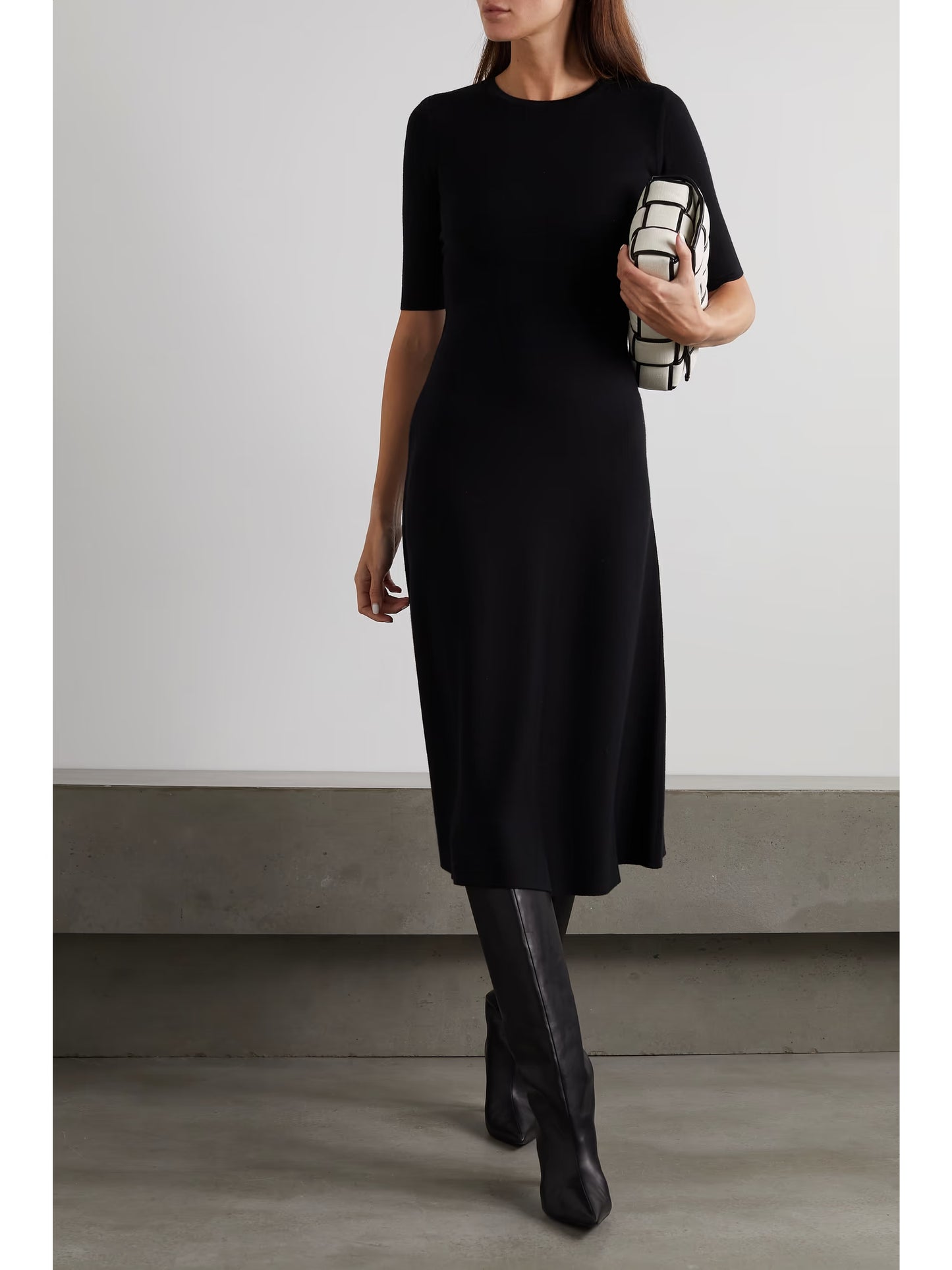 Seymore Wool, Cashmere and Silk-blend Midi Dress