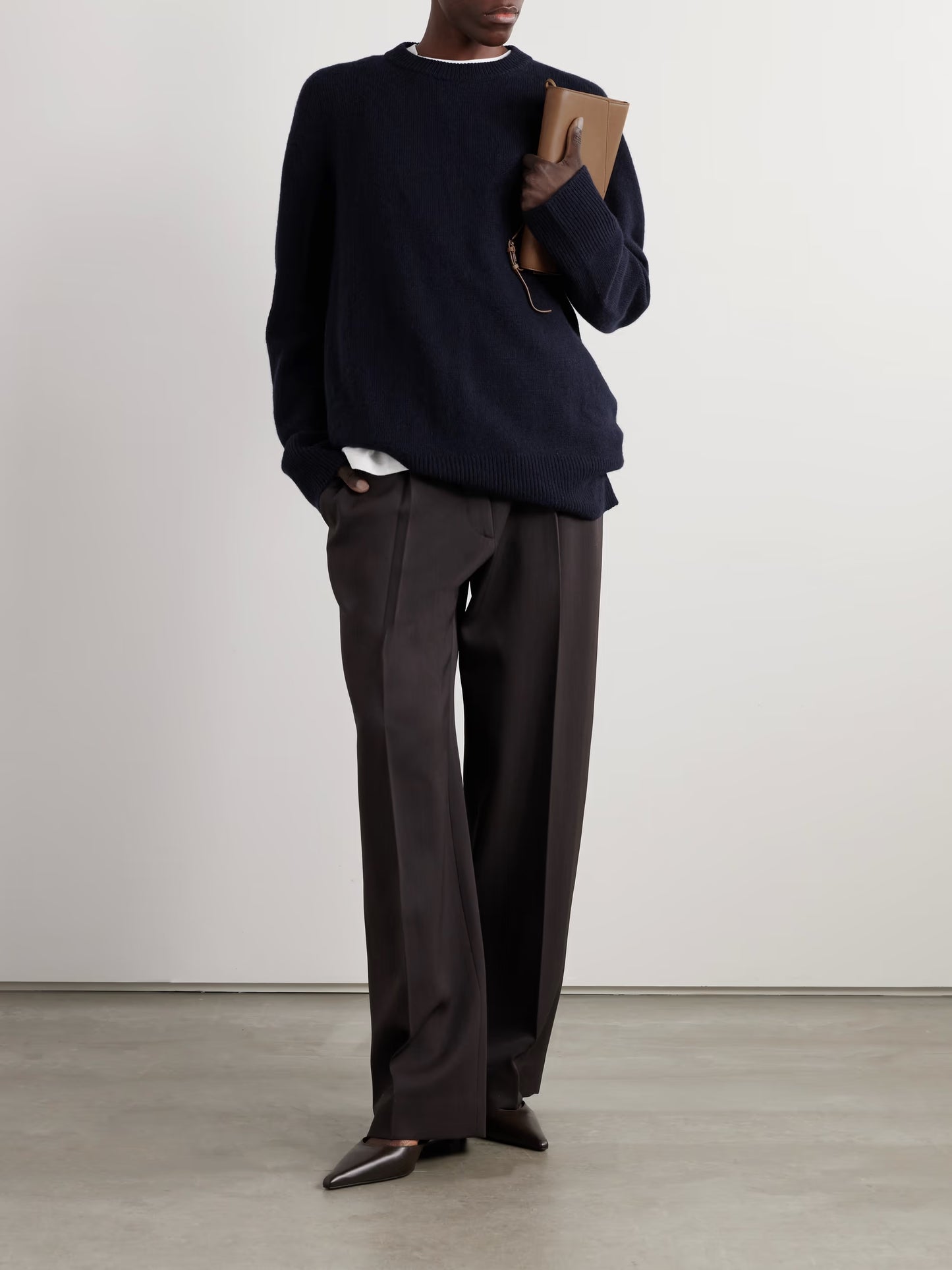 Essentials Sibem Wool and Cashmere-blend Sweater