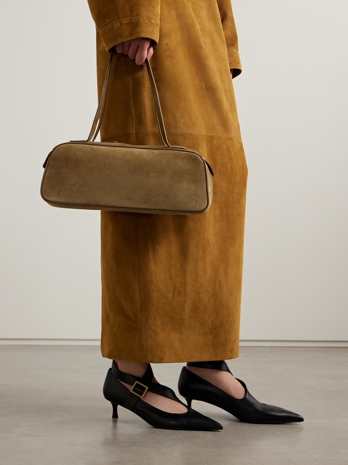 Simona Suede Shoulder Bag