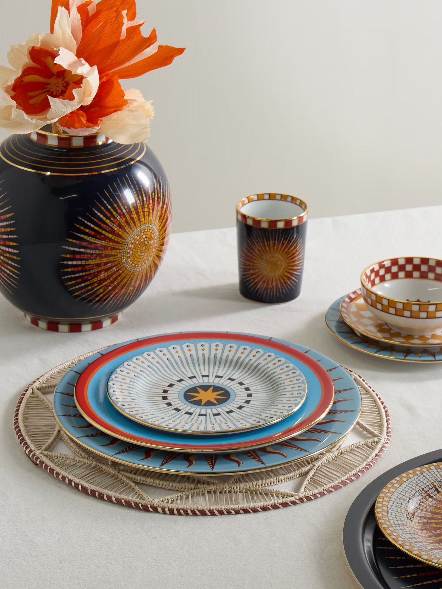 Set of Two Raffia Placemats