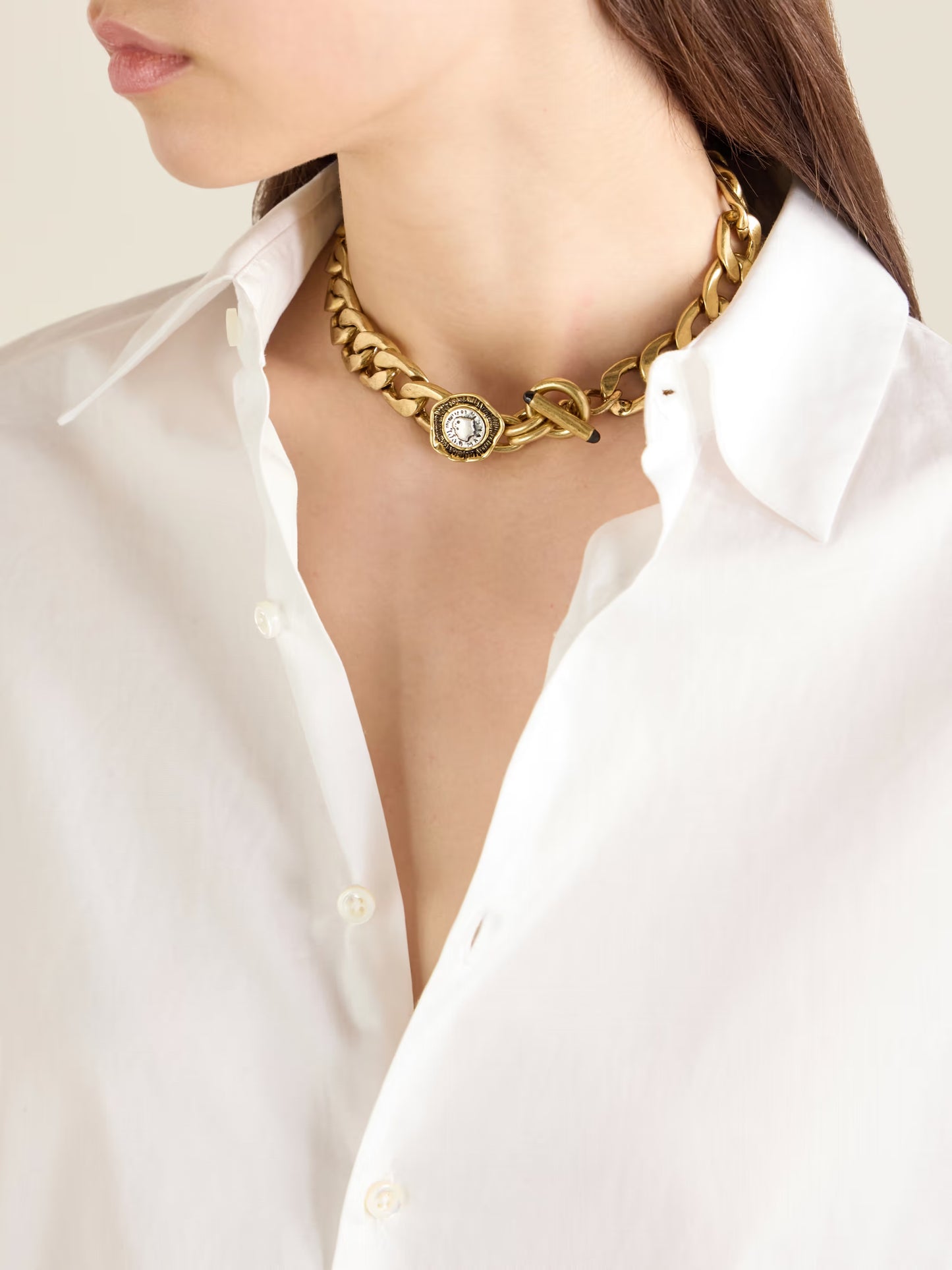 Flora Gold-plated and Sterling Silver Choker