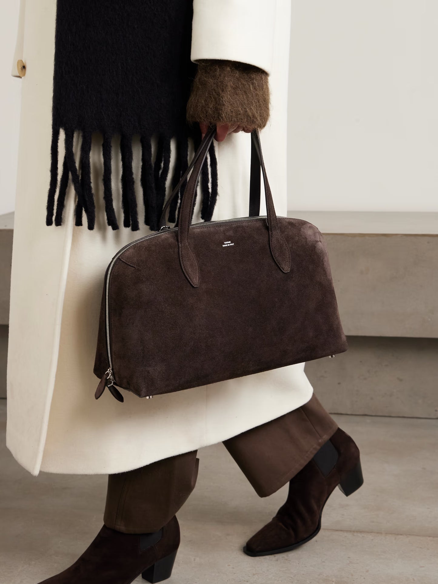 Day Medium Suede Tote