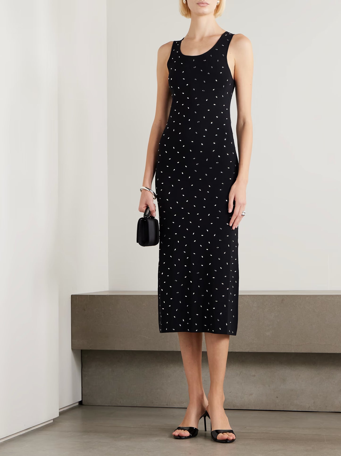 Geordie Crystal-embellished Jersey Midi Dress