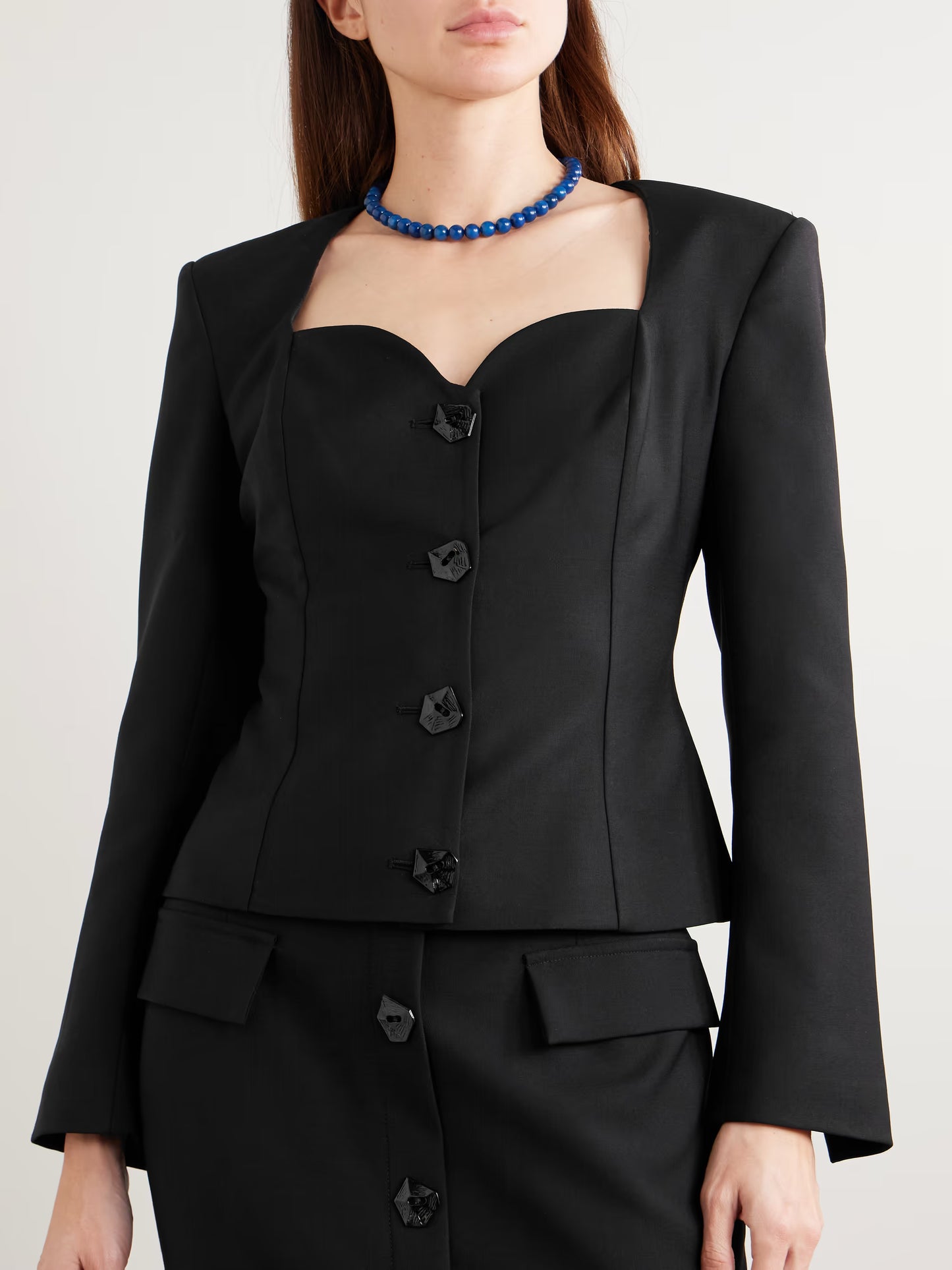 L'Eclaireur Wool-Blend Blouse