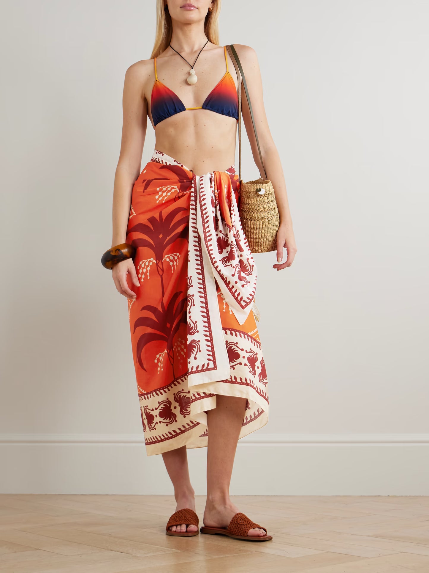Dance Of Printed Cotton Pareo