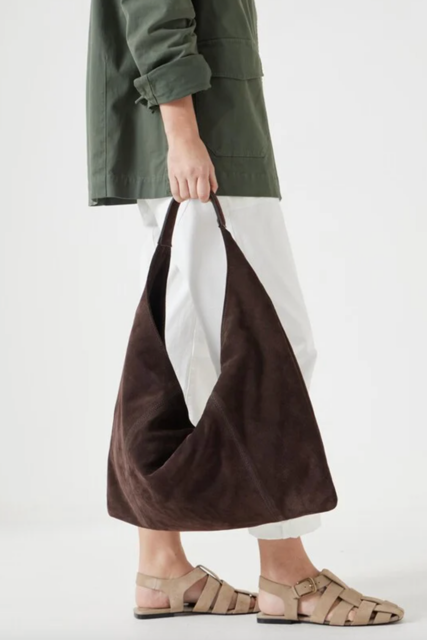 Suede Tote Bag