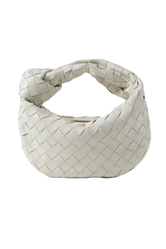 Jodie Mini Knotted Intrecciato Leather Tote