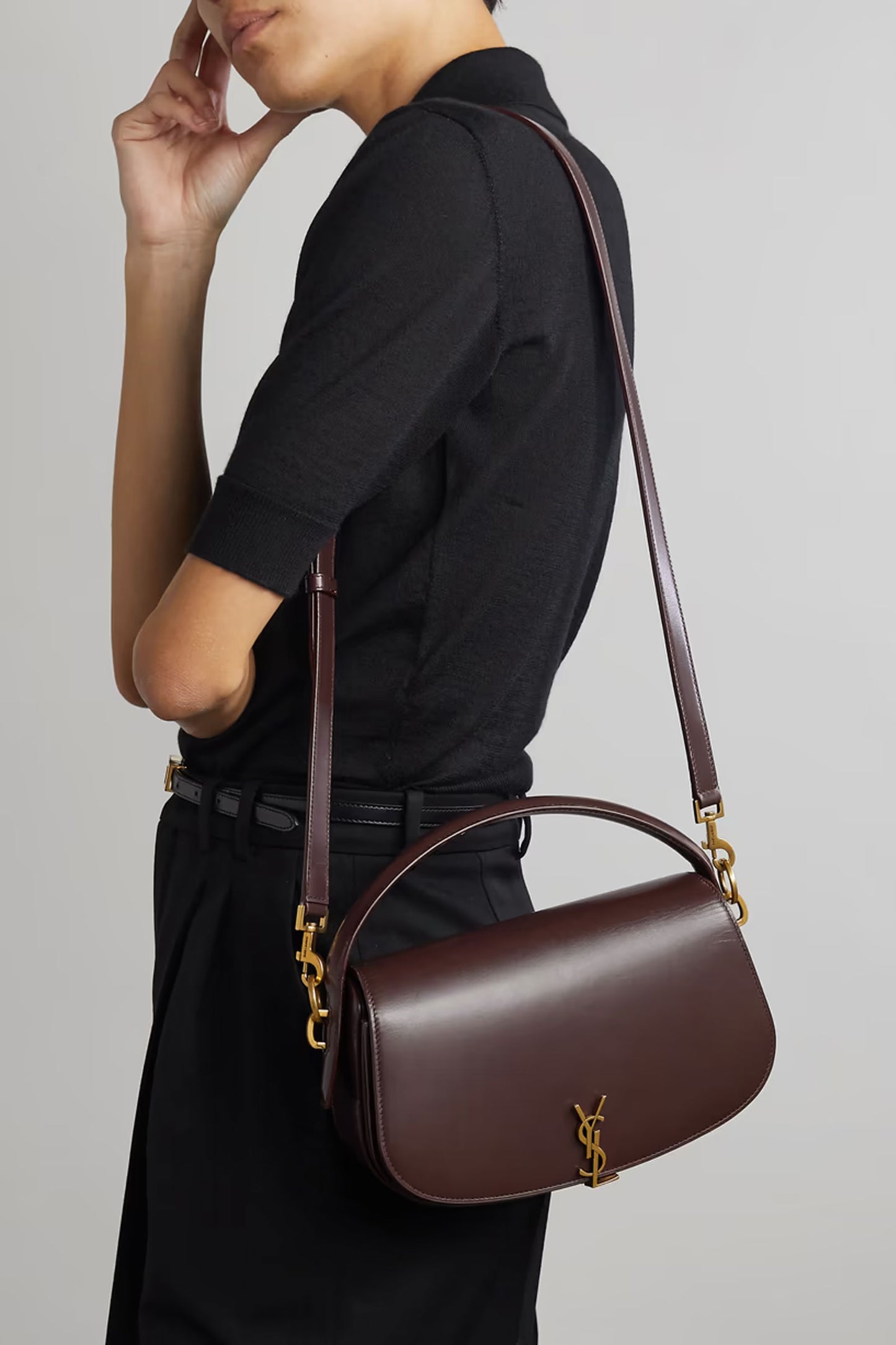 Voltaire Embellished Leather Shoulder Bag