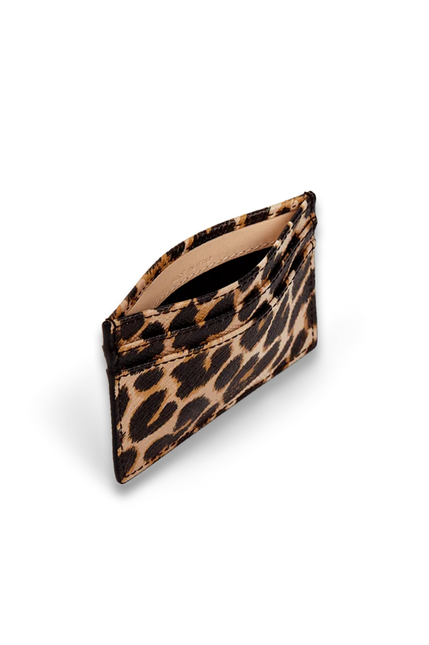 Flat Card Holder in Panama Leopard