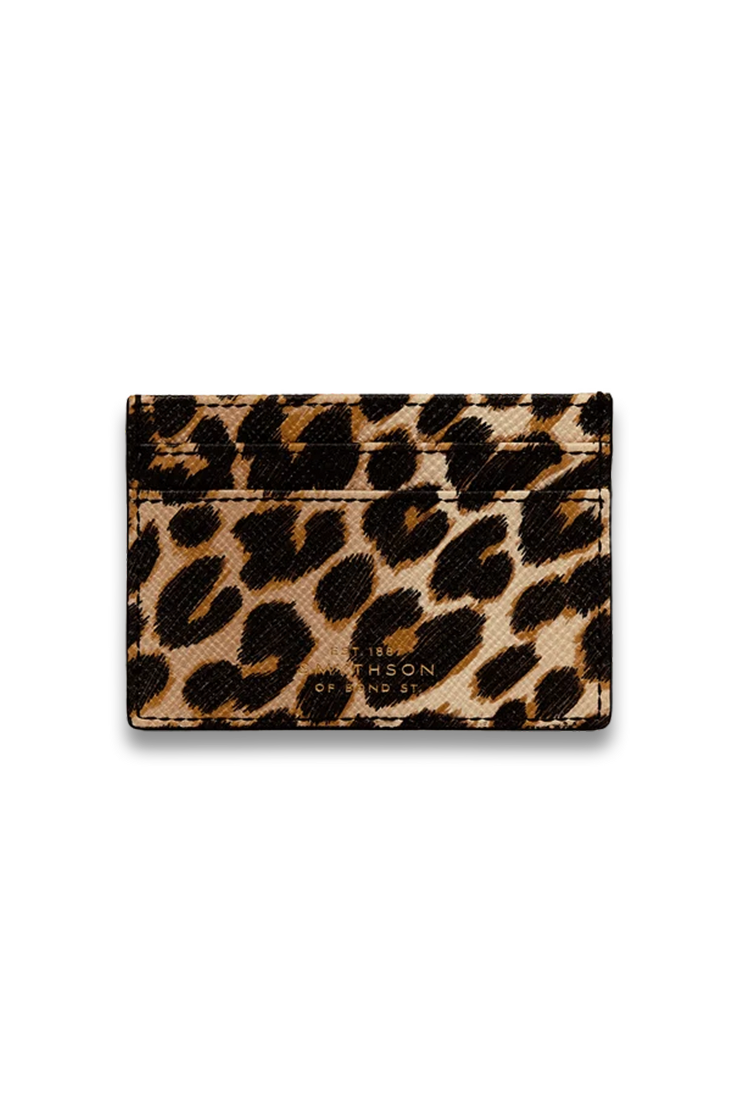 Flat Card Holder in Panama Leopard