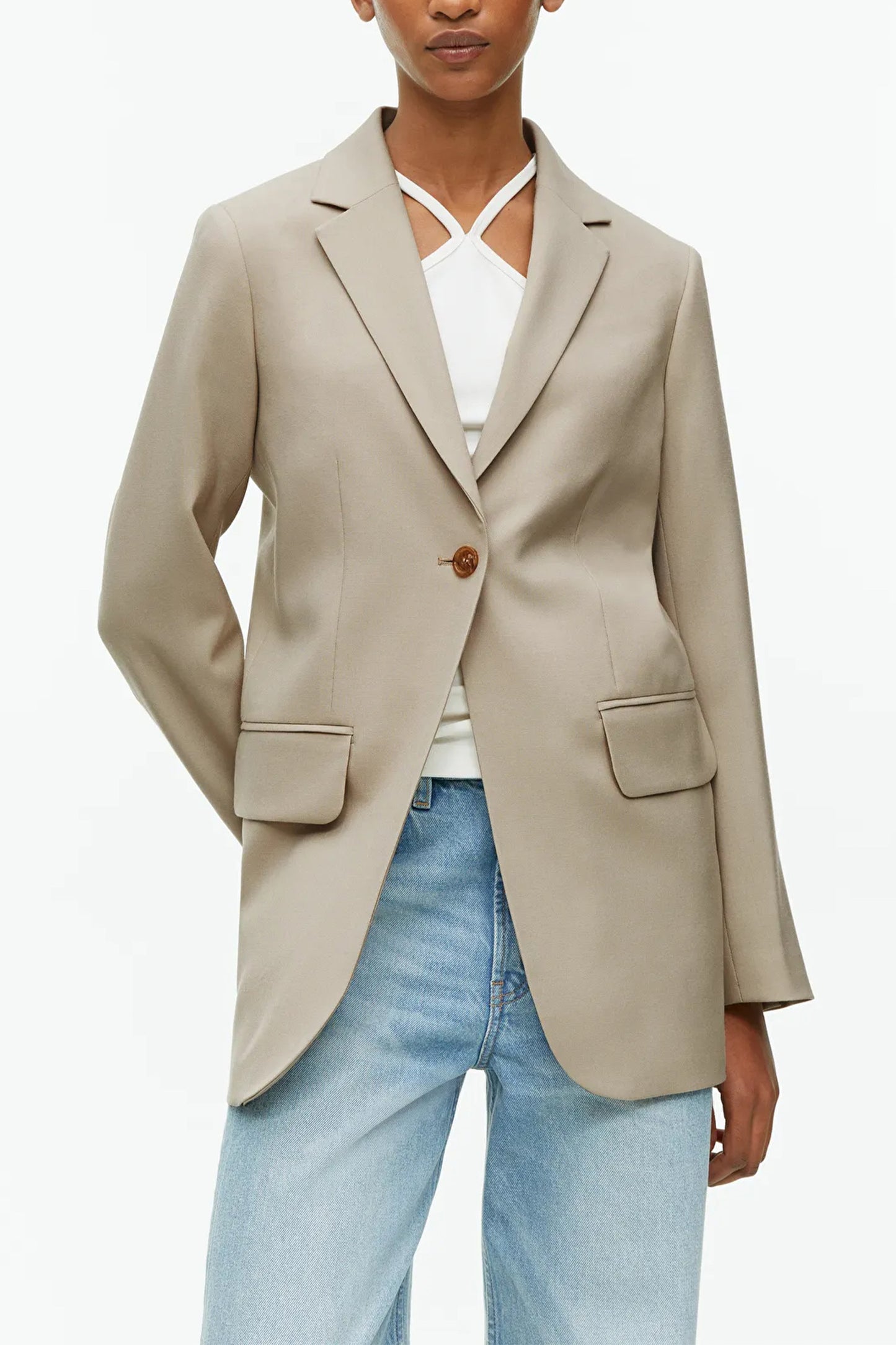 Hopsack Wool Blazer