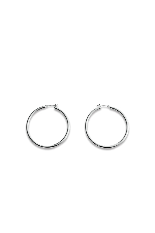 Metallic Hoop Earrings