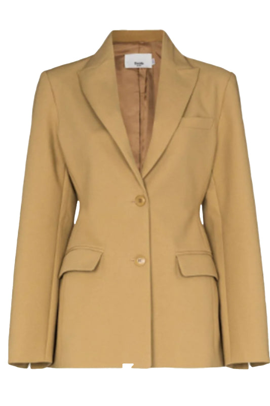 COLETTE HOURGLASS BLAZER - CAMEL