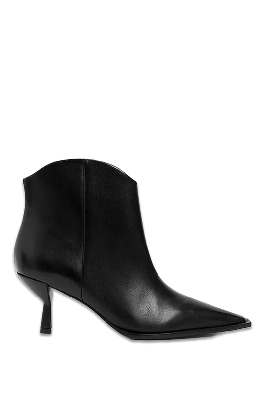 Panama Leather Dressy Western Ankle Boots