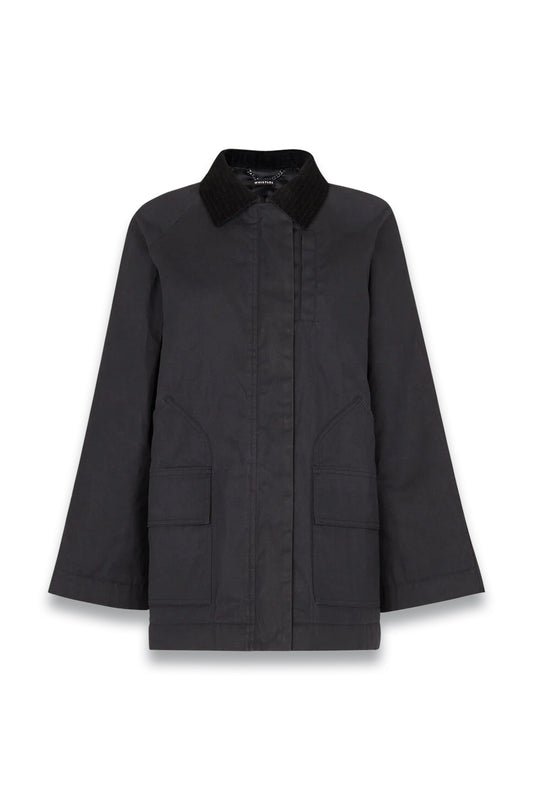 Black Fern Waxed Barn Jacket