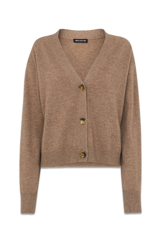 Cashmere Cardigan, Oatmeal