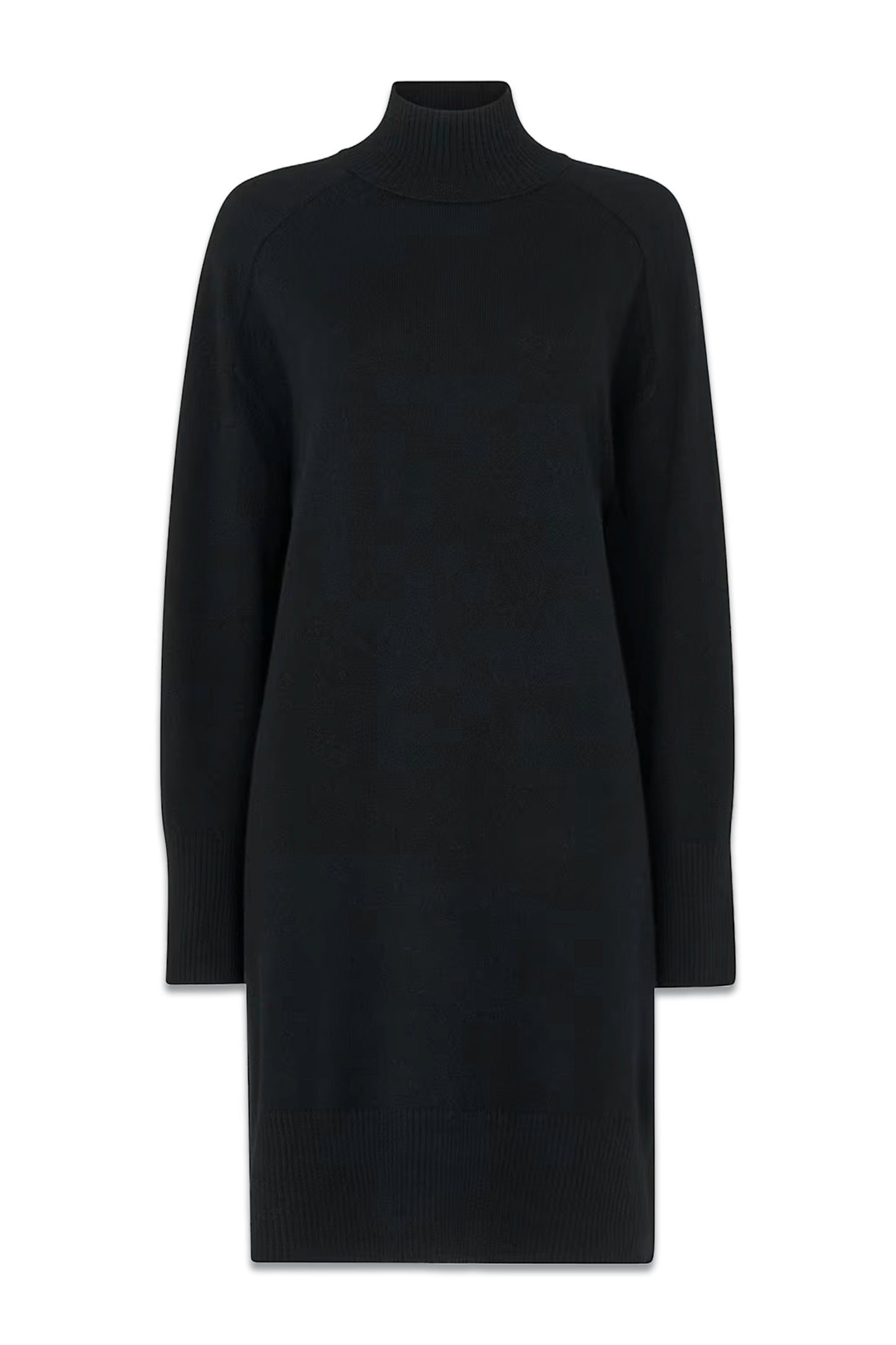 Cashmere Funnel Neck Dress