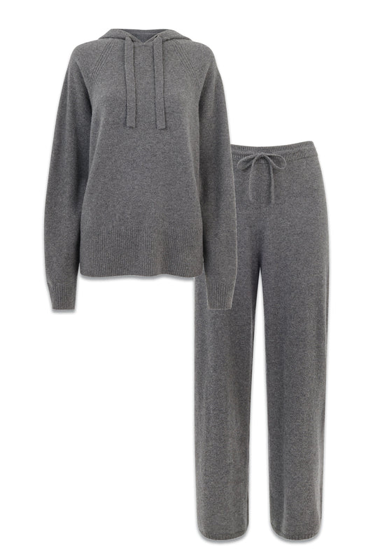 Cashmere Hoodie & Cashmere Straight Leg Jogger